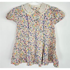 A Cinderella Frock Shirley Temple Brand vintage town print doll dress